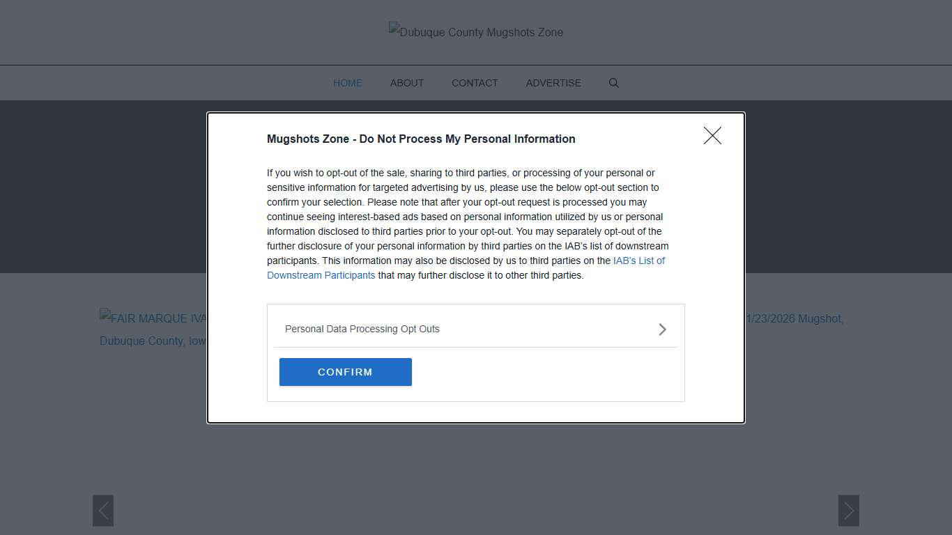 Dubuque County Mugshots Zone